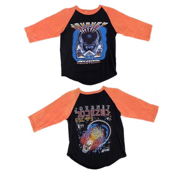 Journey Frontiers Esc4p3 Tour tshirt 80s 1980s vintage - Picture 3 of 8